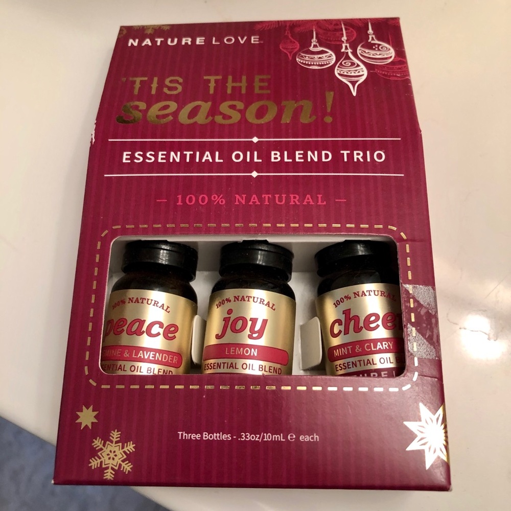 Nature Love Essential Oil Trio NIB